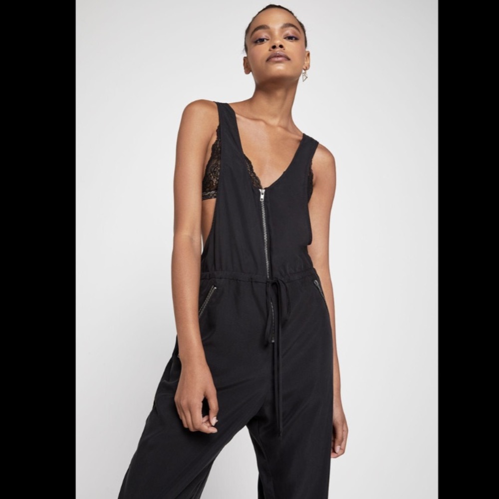 BCBGENERATION Zipper Overalls Jumpsuit